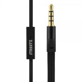 Streetz Hörlurar E110 Earbuds 3.5mm Svart