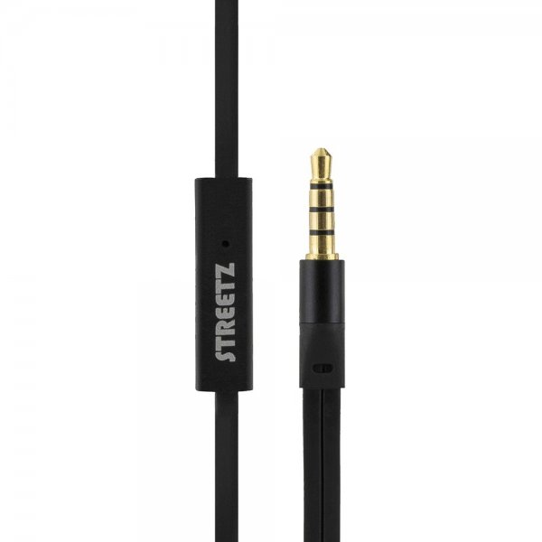 Streetz Hörlurar E120 Sport Earbuds 3.5mm Svart