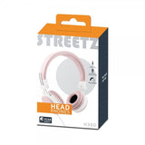 Streetz Hörlurar H300 Headphones 3.5mm Rosa