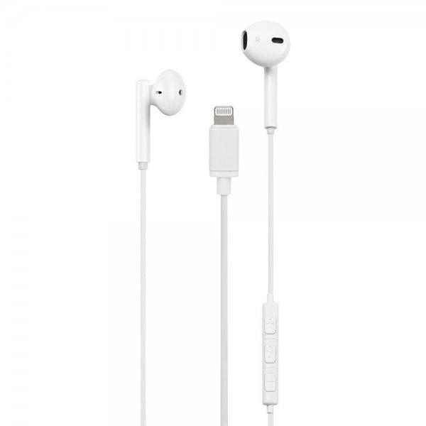 Streetz Hörlurar L200 Lightning Earbuds Vit