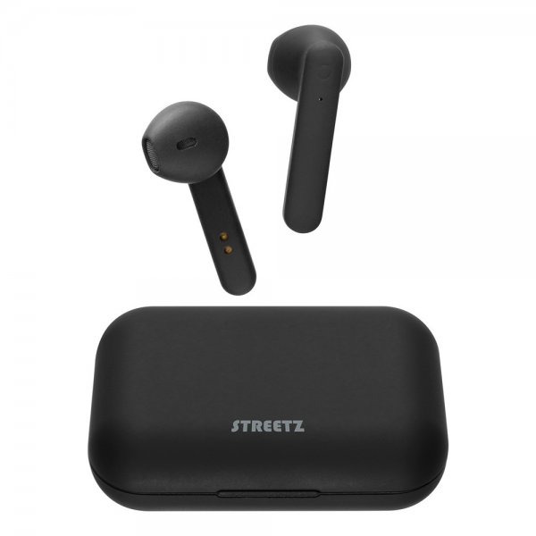 Streetz Hörlurar T110 Wireless Earbuds Semi-In-Ear Matte Svart