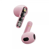 Streetz Hörlurar T150 Transparent True Wireless Earbuds Rosa
