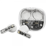 Streetz Hörlurar T150 Transparent True Wireless Earbuds Vit
