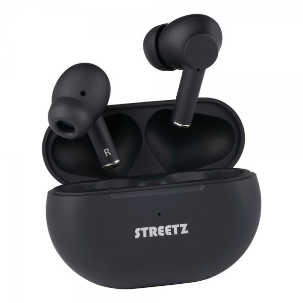 Streetz Hörlurar T230 Wireless Earbuds In-Ear Svart
