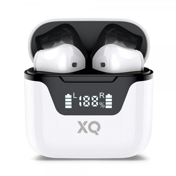 Xqisit Hörlurar TW200 True Wireless Earphones Vit