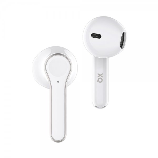 Xqisit Hörlurar TW200 True Wireless Earphones Vit