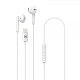 Celly Hörlurar UP1100 USB-C Vit