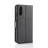 Huawei P20 Fodral Litchi Svart
