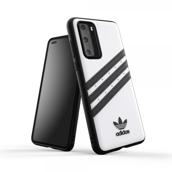 Adidas Huawei P40 Skal OR 3 Stripes Snap Case Vit Svart