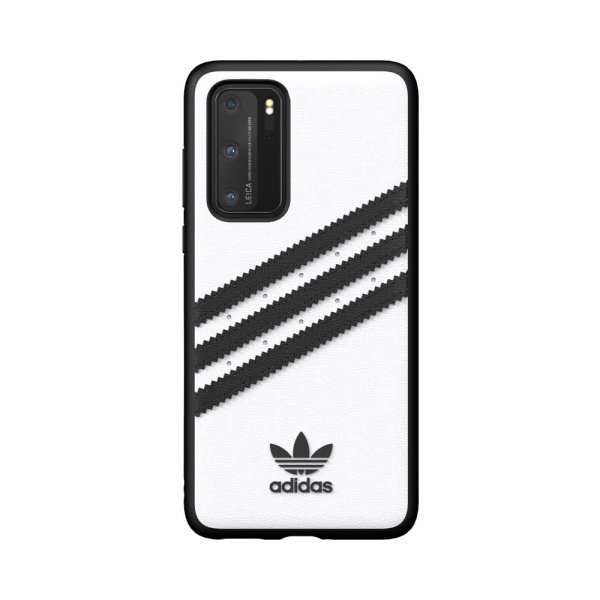 Adidas Huawei P40 Skal OR 3 Stripes Snap Case Vit Svart