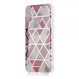 Huawei Y6 2019 Skal Marmor Vit Rosa