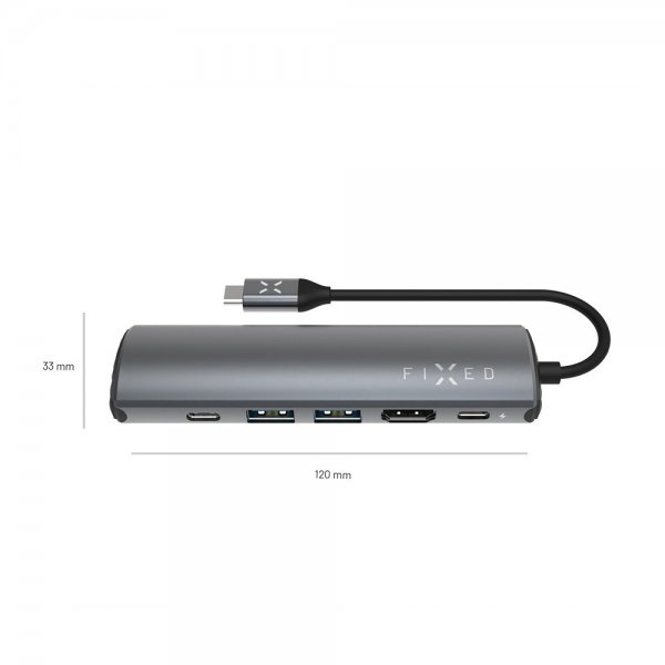 Fixed Hub Pro USB-C 6in1