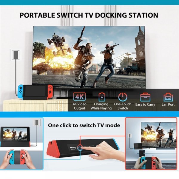 Hub till Nintendo Switch/Switch OLED