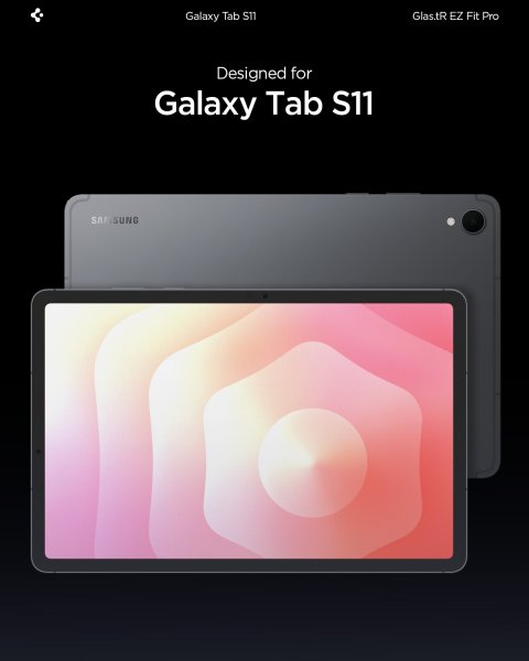 Spigen Samsung Galaxy Tab S11 Skärmskydd GLAS.tR EZ Fit Pro