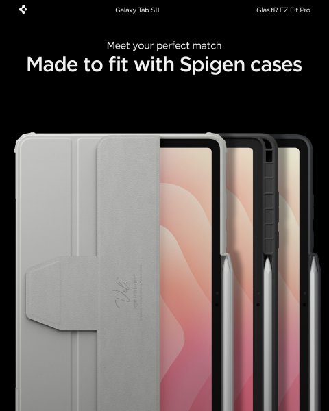 Spigen Samsung Galaxy Tab S11 Skärmskydd GLAS.tR EZ Fit Pro