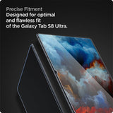 Spigen Samsung Galaxy Tab S8 Ultra Skärmskydd GLAS.tR EZ Fit