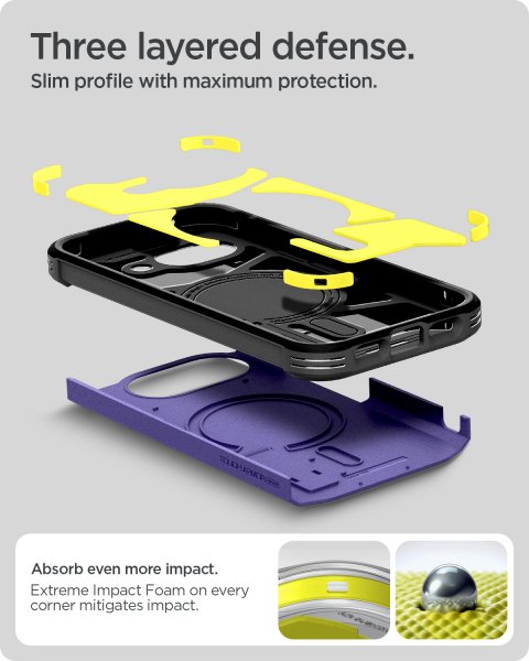 Spigen Google Pixel 10a Skal Tough Armor MagFit Ash Violet
