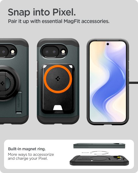 Spigen Google Pixel 10a Skal Tough Armor MagFit Abyss Green