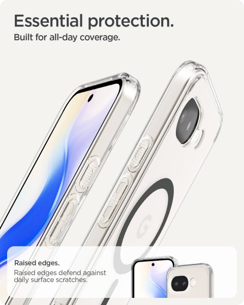 Spigen Google Pixel 10a Skal Ultra Hybrid MagFit Clear Graphite