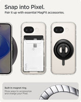 Spigen Google Pixel 10a Skal Ultra Hybrid MagFit Clear Graphite
