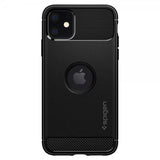 Spigen iPhone 11 Skal Rugged Armor Matte Black