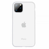 Baseus iPhone 11 Pro Max Skal Jelly Liquid Silica Gel Vit