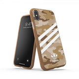 Adidas iPhone X/Xs Skal OR 3-Stripes Snap Case Camo FW19 Raw Gold