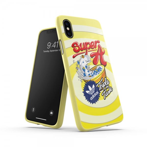 Adidas iPhone X/Xs Skal OR Moulded Case Bodega FW19 Shock Yellow