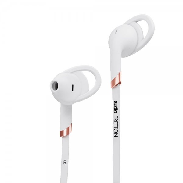 Sudio Tretton Trådlösa Hörlurar Sport Wing Tip In-Ear Vit