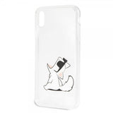 Karl Lagerfeld iPhone Xs Max Skal Fun Choupette Transparent