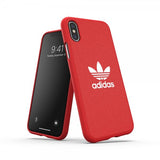Adidas iPhone X/Xs Skal OR Moulded Case Canvas FW19 Scarlet