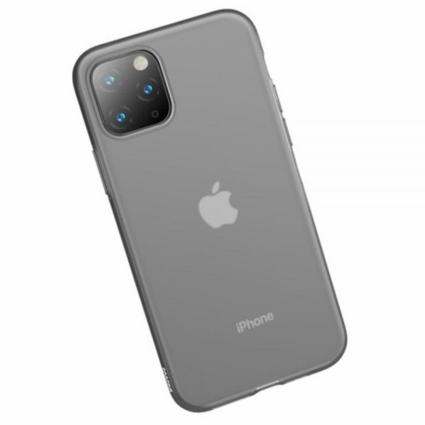 Baseus iPhone 11 Pro Skal Jelly Liquid Silica Gel Svart