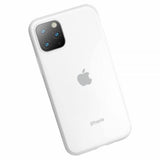 Baseus iPhone 11 Pro Skal Jelly Liquid Silica Gel Vit