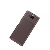 Sony Xperia 10 Plus Skal Kolfibertextur Brun