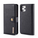 Dg.Ming iPhone 11 Pro Max Plånboksfodral Löstagbart Skal Kortfack Svart