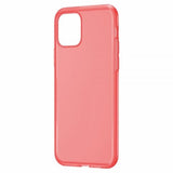 Baseus iPhone 11 Pro Max Skal Jelly Liquid Silica Gel Rosa