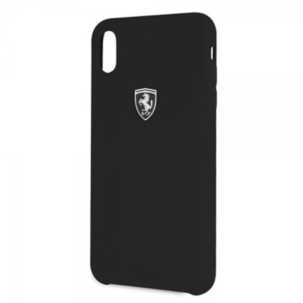 Ferrari iPhone Xs Max Skal Sillikon Ferrari Logo Svart