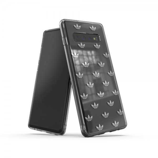 Adidas Samsung Galaxy S10 Plus Skal OR Snap Case Entry SS19 Klar Silver