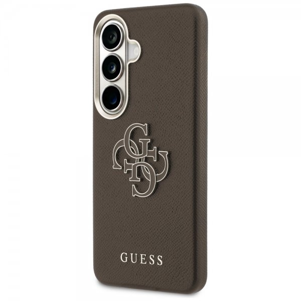 Guess Samsung Galaxy S26 Plus Skal 4G Logo Grained Brun