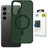 3mk Samsung Galaxy S25 Skal Smoke MagCase Grön