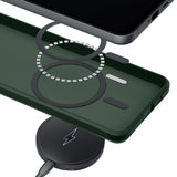 3mk Samsung Galaxy S25 Skal Smoke MagCase Grön
