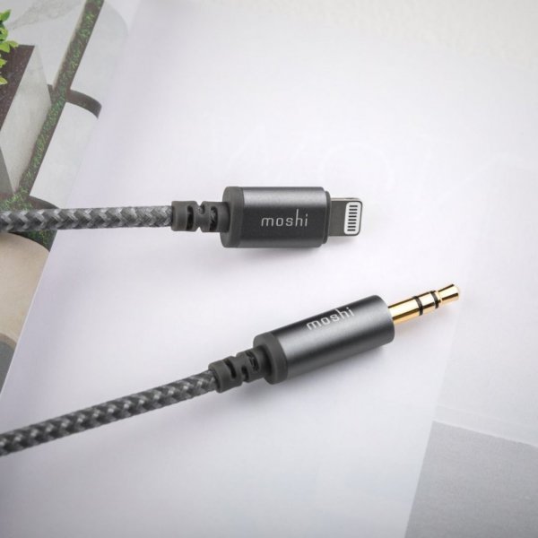 Moshi Integra Kabel Lightning till Aux 1.2m