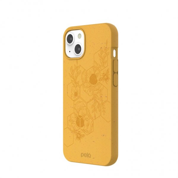 Pela iPhone 13 Skal Classic Honey Hive Edition