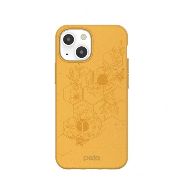 Pela iPhone 13 Mini Skal Classic Honey Hive Edition
