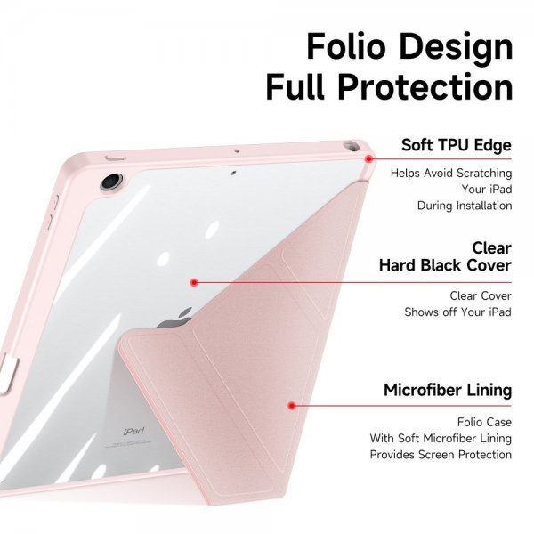 Dux Ducis iPad 10.2 (gen 7/8/9) Fodral Magi Series Rosa