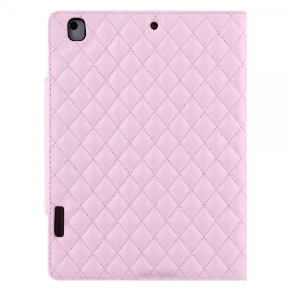 iPad 10.2 (gen 7/8/9) Fodral Rombmönster Rosa