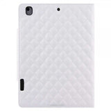 iPad 10.2 (gen 7/8/9) Fodral Rombmönster Vit