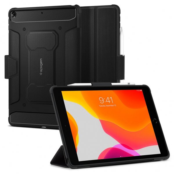Spigen iPad 10.2 (gen 7/8/9) Fodral Rugged Armor Pro Svart