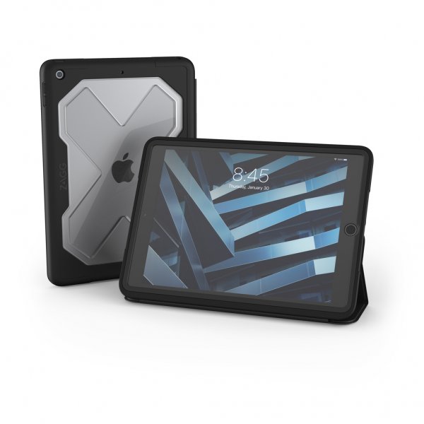 ZAGG iPad 10.2 Fodral Rugged Messenger Charcoal