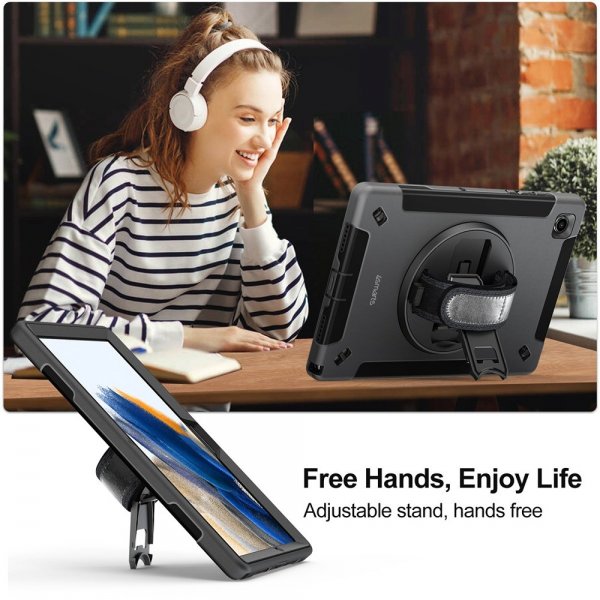 4smarts iPad 10.2 (gen 7/8/9) Skal Rugged Case Grip Svart